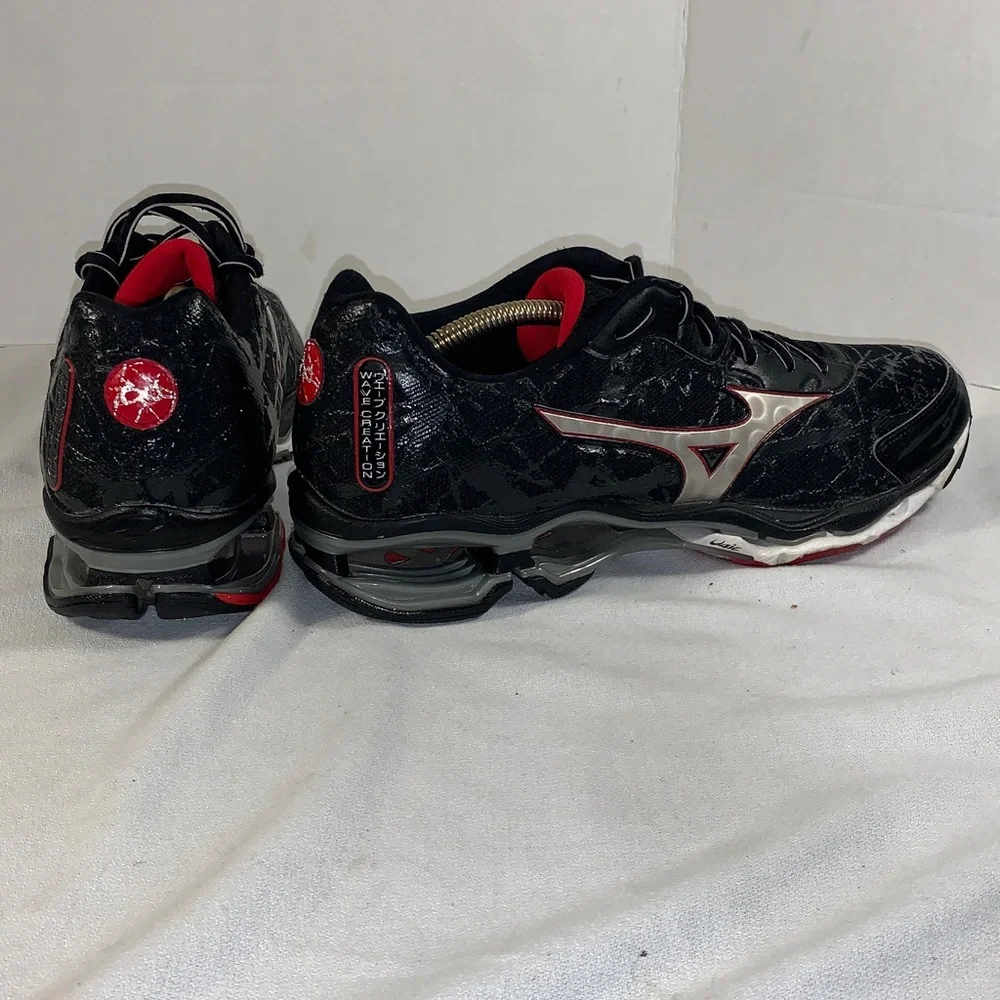 Mizuno Men's ‘wave Creation 16’ Black/Red/Silver Running Shoes